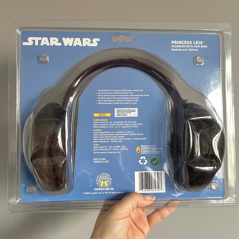 Princess Leia Headband with Hair Buns - new in package! - Picture 4 of 5